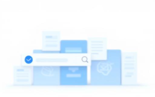 A collection of digital documents and articles symbolizing a vast knowledge base, with search icon overlay.